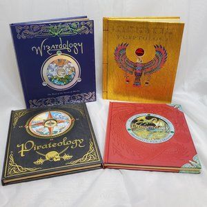 4 Ology Series Books Wizardology, Pirateology, Dragonology, and Egyptology